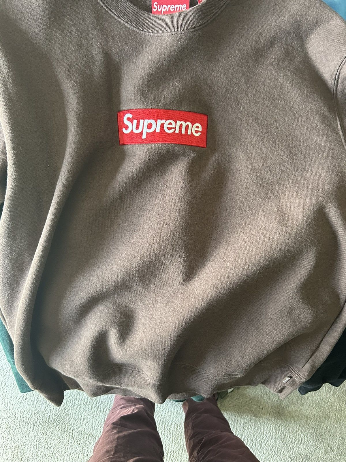 image of Supreme Box Logo in Brown, Men's (Size Medium)