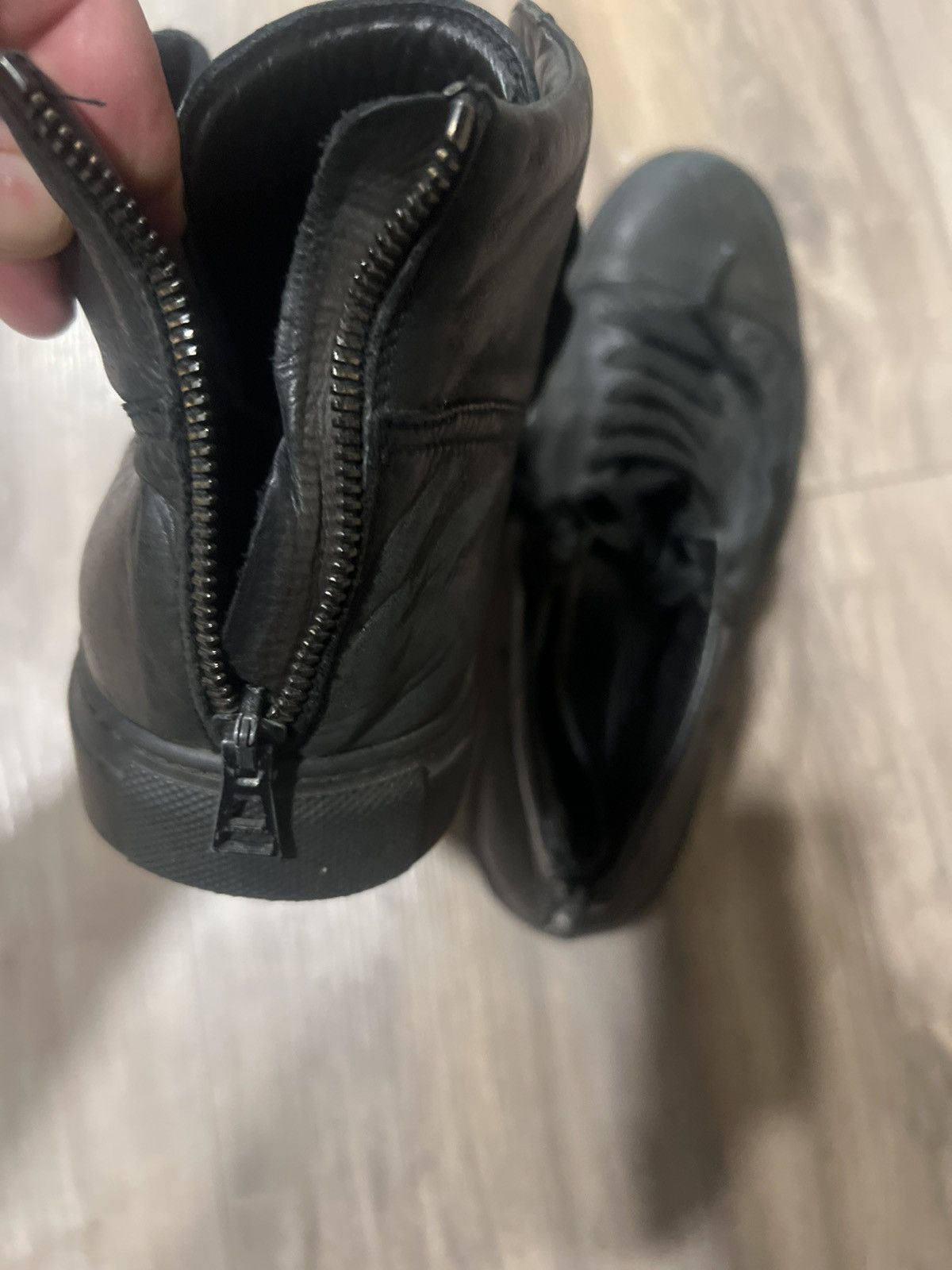 Belstaff Beautiful Belstaff Black Leather Sneakers. 44 Size US 10 / EU 43 - 6 Thumbnail