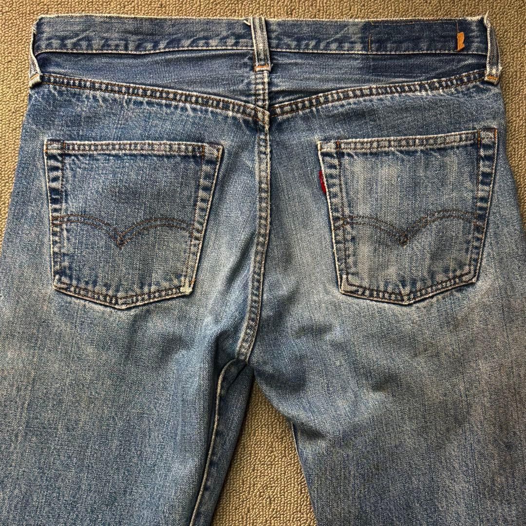 Levi's 1970’s Levi 501 e Washed Selvedge Denim Size US 32 / EU 48 - 6 Thumbnail