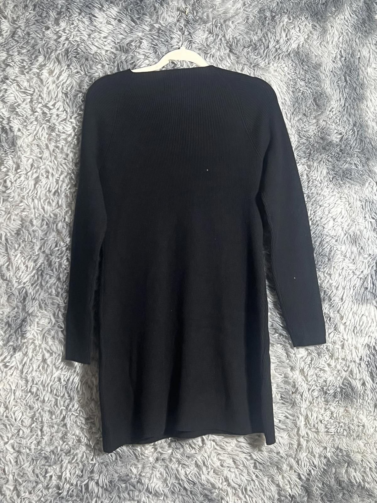 Vineyard Vines Universal thread Women's Black Long Sleeve Dress Size L Size L / US 10 / IT 46 - 3 Thumbnail
