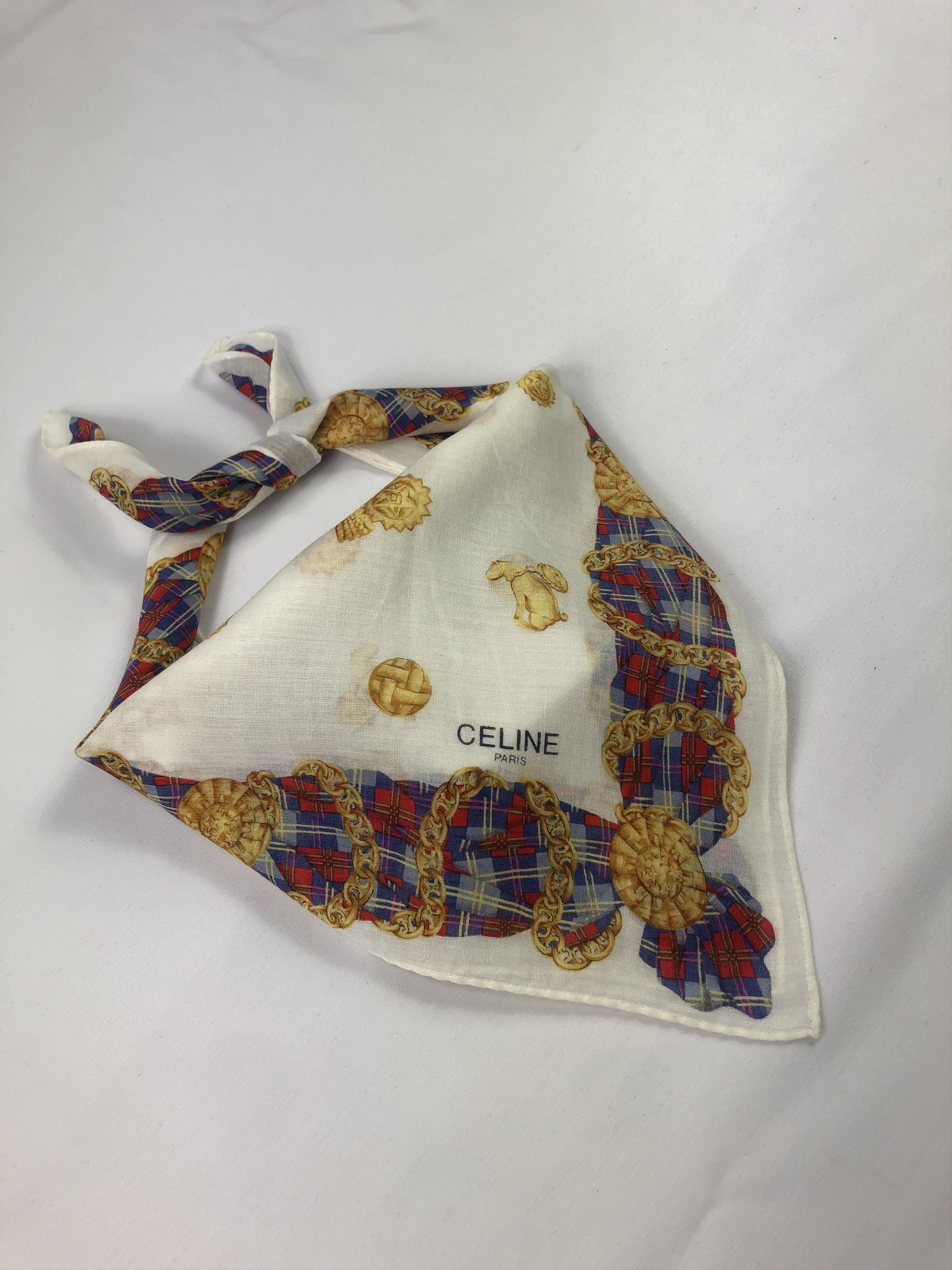 Celine Celine Handkerchief / Bandana / Neckerchief Size ONE SIZE - 1 Thumbnail