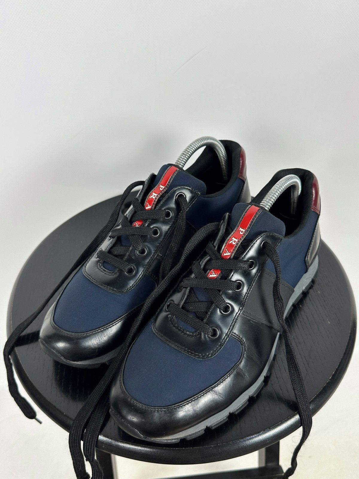 Prada Prada Matchrace Leather Sneakers Size US 7 / EU 40 - 1 Thumbnail