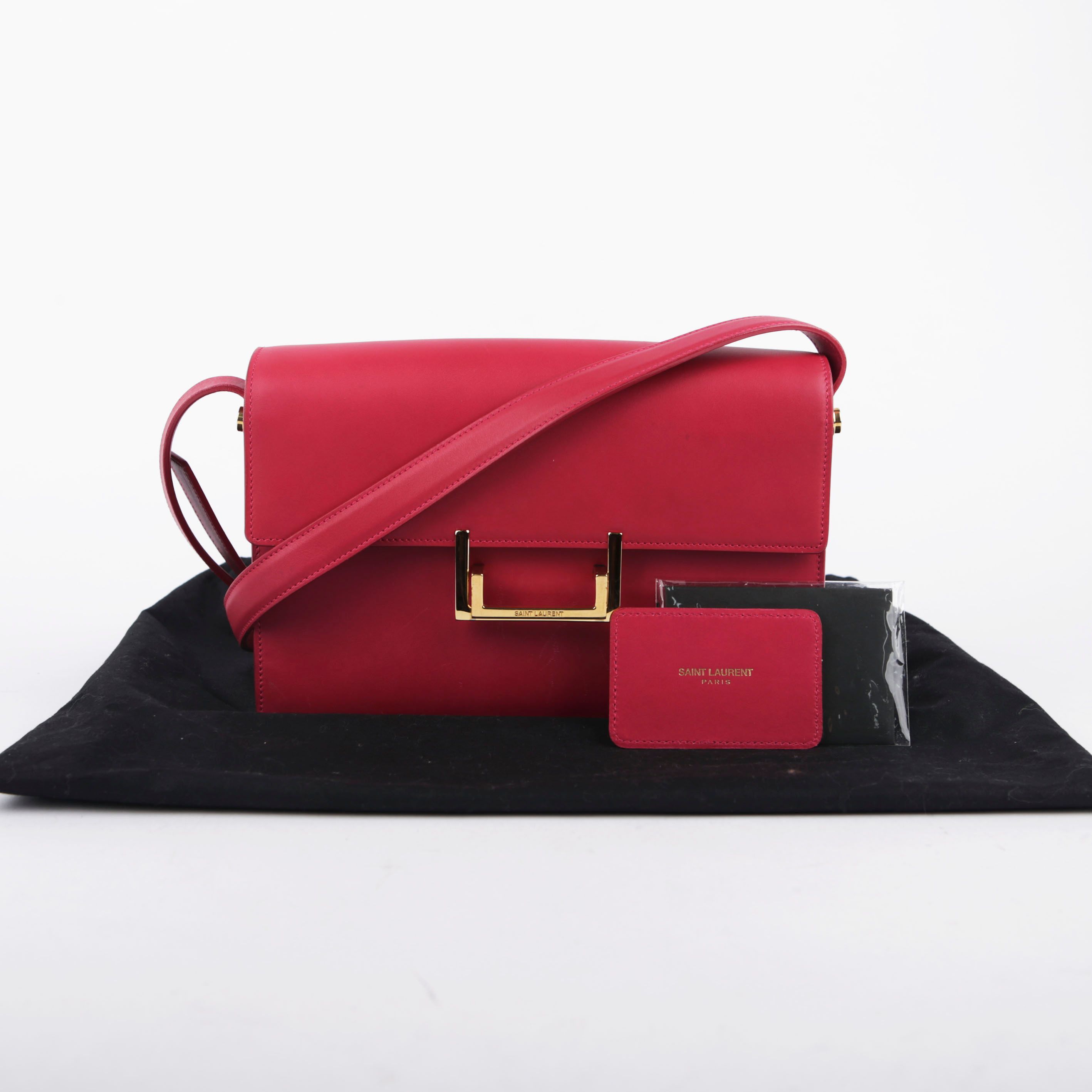 Yves Saint Laurent Pink Leather Sac Loulou Shoulder Bag Size ONE SIZE - 1 Thumbnail