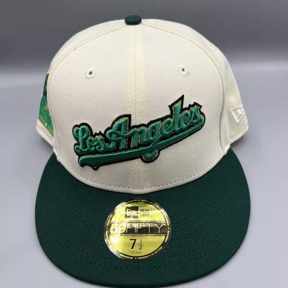 New Era Los Angeles LA Dodgers Hat Men 59Fifty Fitted Cap New Size ONE SIZE - 2 Thumbnail