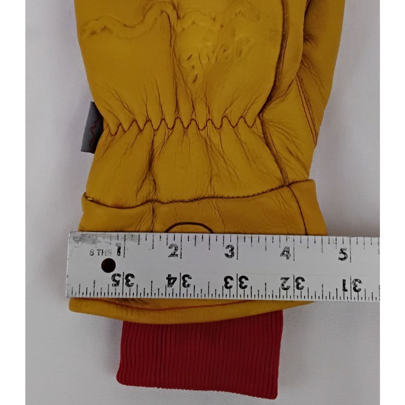 Other Give'r 4 Season Leather Work Gloves Size M Insulated Waxed Size ONE SIZE - 10 Thumbnail
