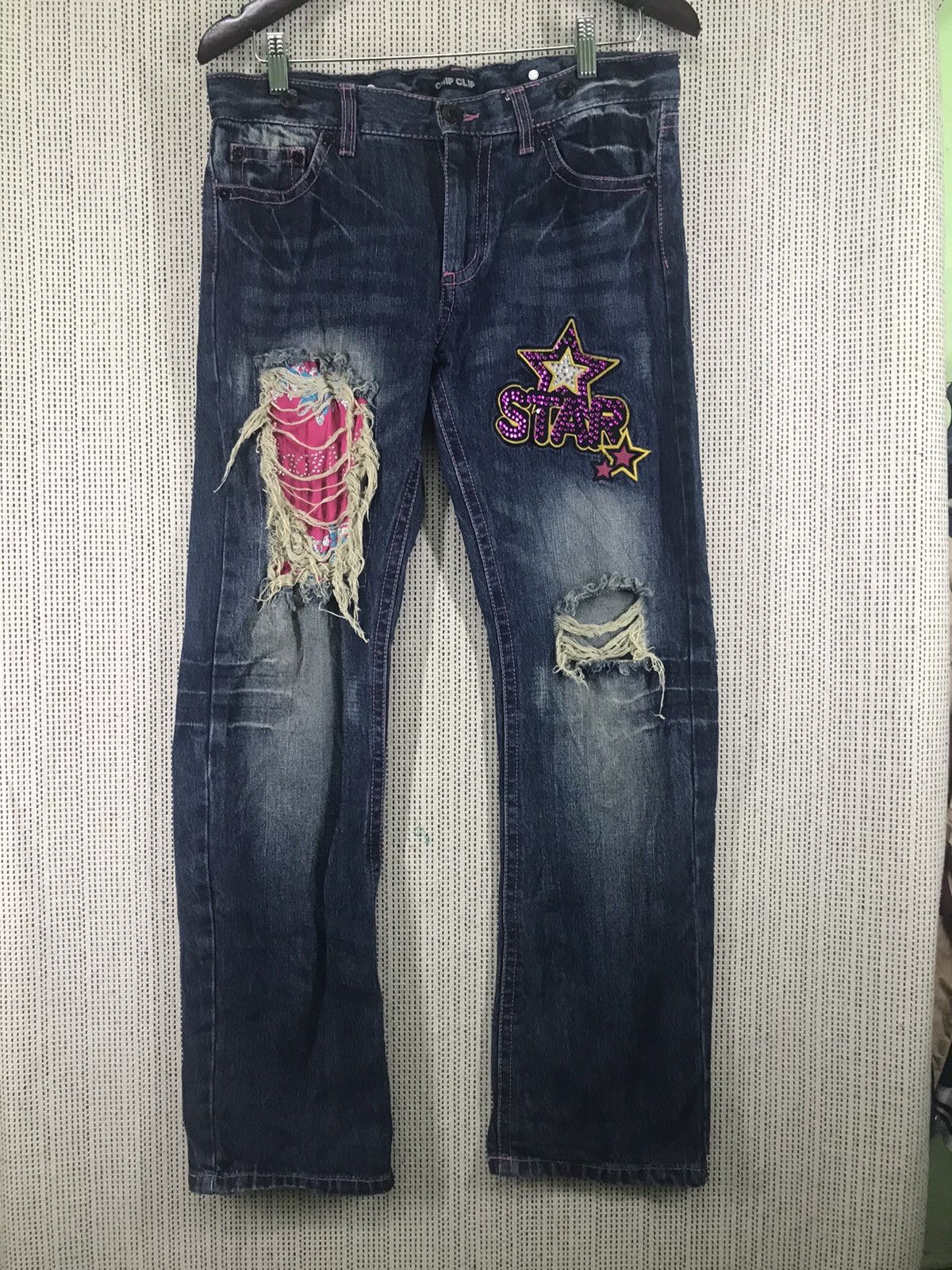 Japanese Brand × Seditionaries × Vintage punk distressed japanese brand chip clip star Size US 34 / EU 50 - 1 Thumbnail