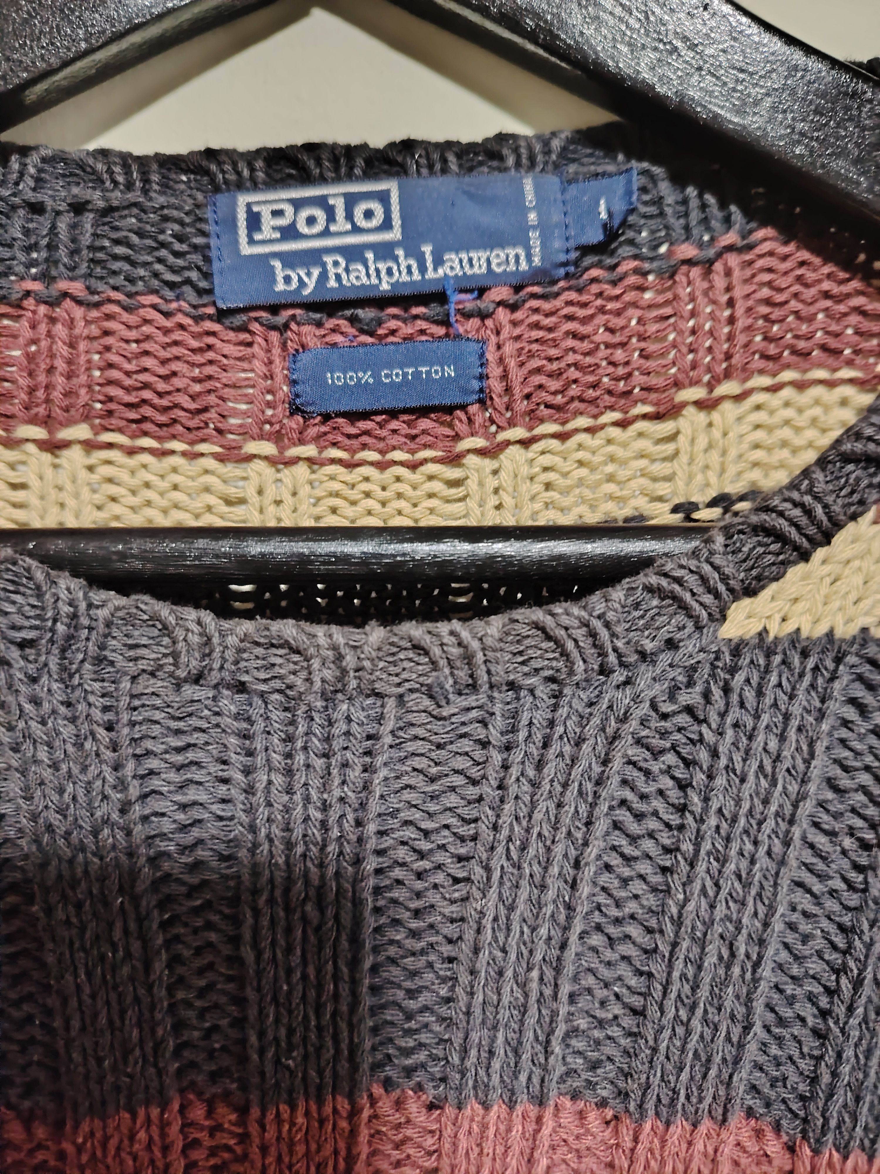 Polo Ralph Lauren Vintage Polo Ralph Lauren cotton sweater knitwear Size US L / EU 52-54 / 3 - 4 Thumbnail