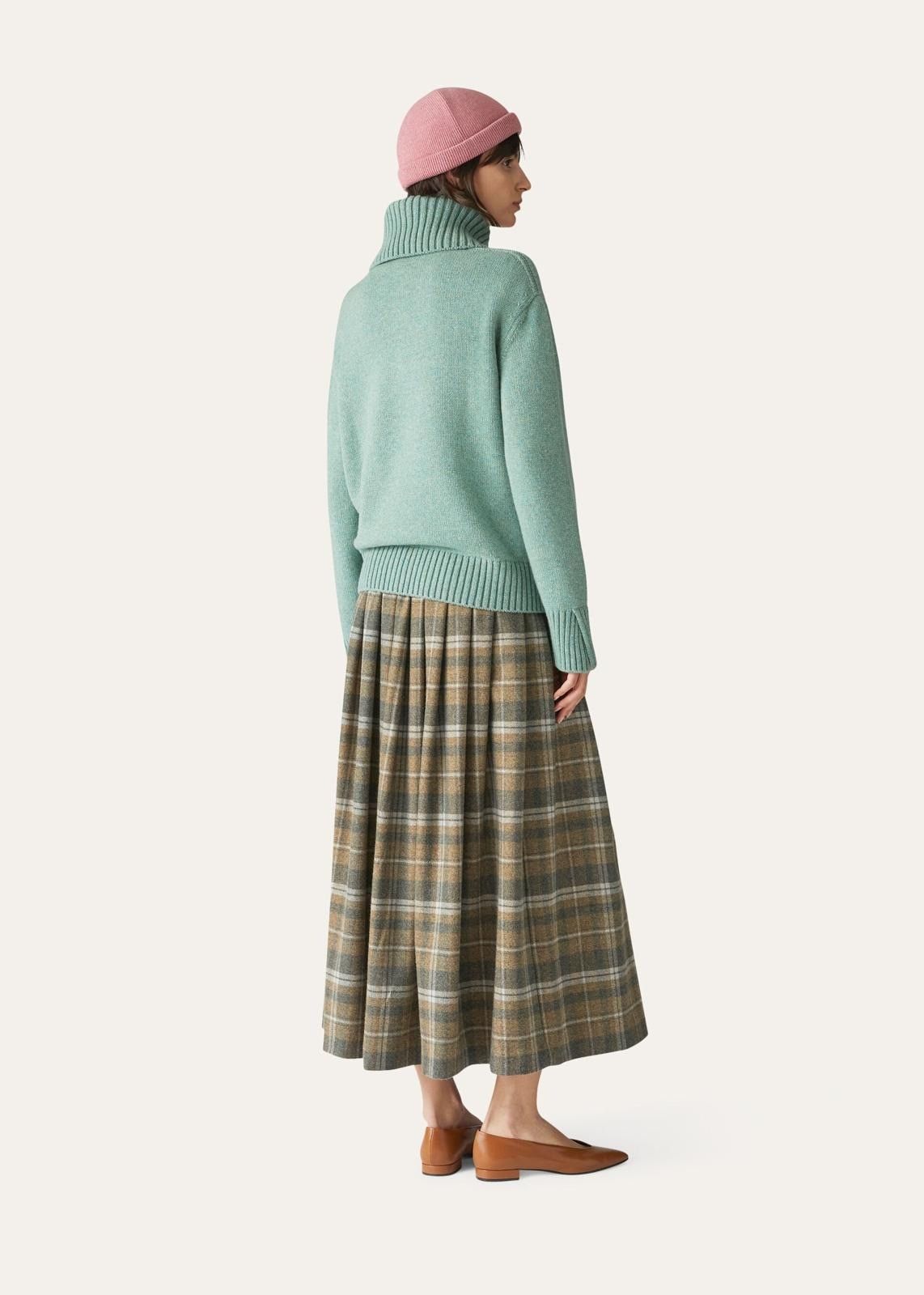 Loro Piana o1srvl11e0824 Parksville 23 Half Zip Sweater in Mint Size XS / US 0-2 / IT 36-38 - 4 Thumbnail
