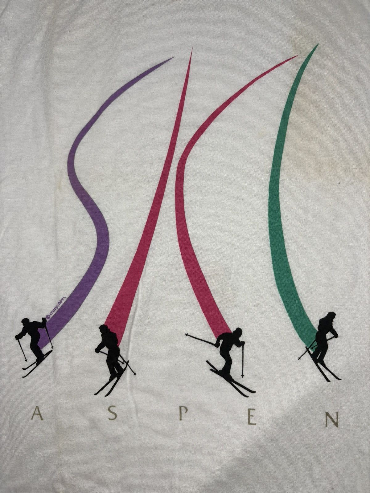 Vintage Aspen Ski Crazy Shirt Hawaii T-Shirt Size XL Size US XL / EU 56 / 4 - 1 Thumbnail