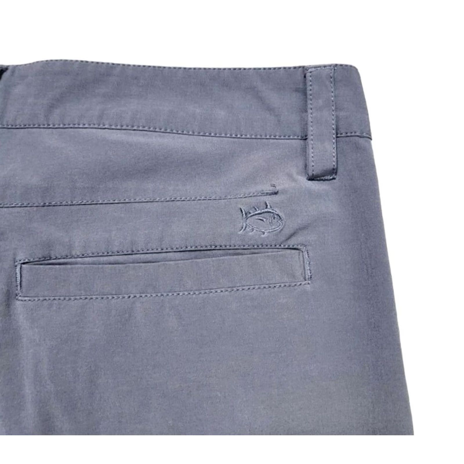Southern Tide Southern Tide Mens Chino Shorts Belted Flat Front Gray Pockets Sz 33 Size US 33 - 3 Thumbnail