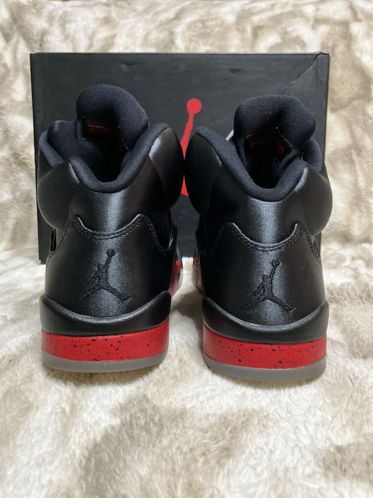 Jordan Brand Sz 9m- Air Jordan 5 Retro Satin Bred- Used OG All Size US 9 / EU 42 - 3 Thumbnail