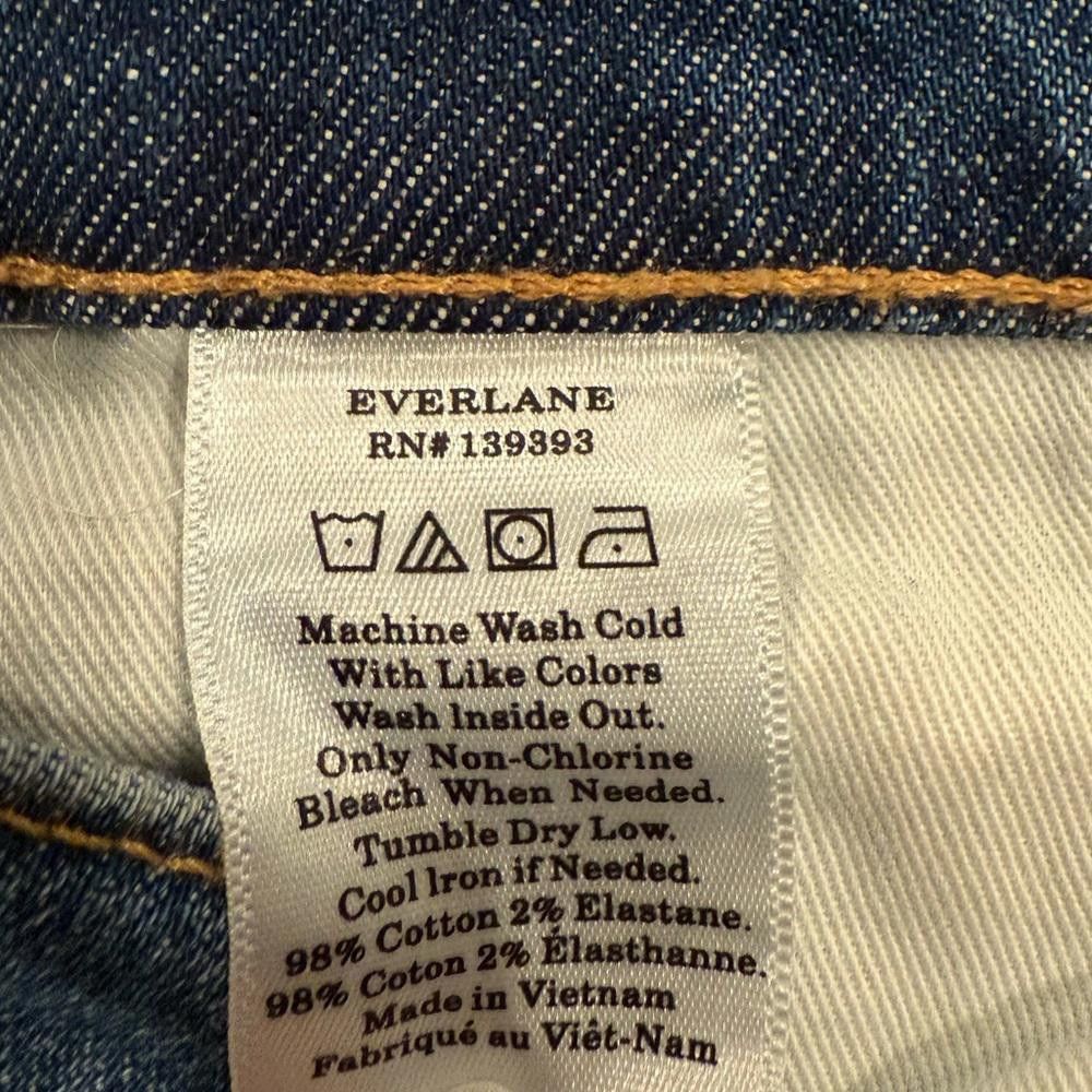 Everlane Everlane Ankle Jeans Size 25 Low Rise Medium Blue Wash Size 25" / US 0 / IT 36 - 8 Thumbnail