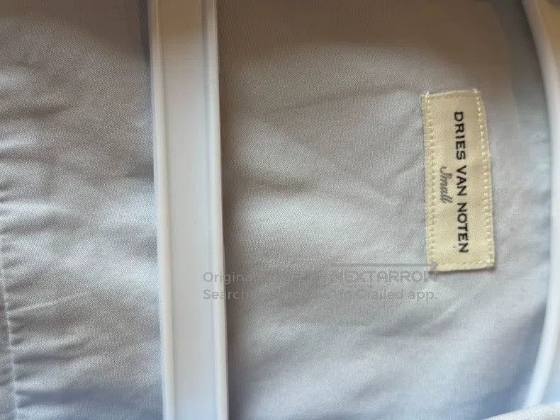Dries Van Noten Dries Van Noten Blue Shirt Size S / US 4 / IT 40 - 3 Thumbnail