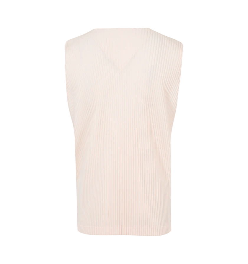 Issey Miyake o1h1sh11224 Mc August Vest in Pale Pink Size US XL / EU 56 / 4 - 2 Thumbnail