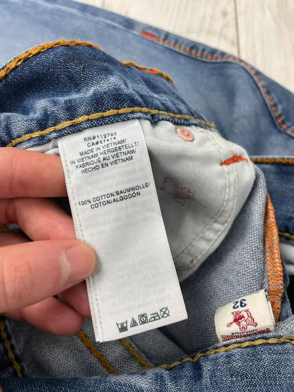 True Religion Vintage True Religion Denim Jeans Japan Y2K Men Size 32x34 Size US 32 / EU 48 - 16 Thumbnail