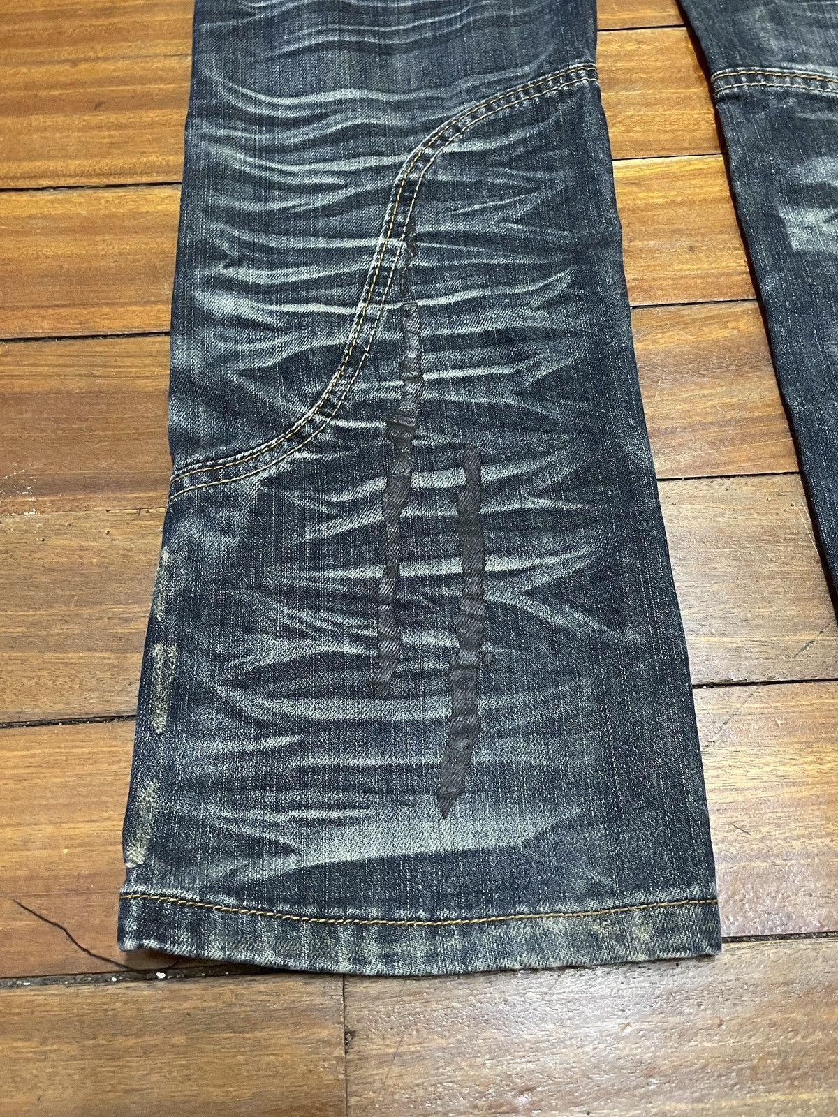 14th Addiction Rare Design Vintage Japanese Brand Fashion Jeans 2000s Size US 28 / EU 44 - 7 Thumbnail