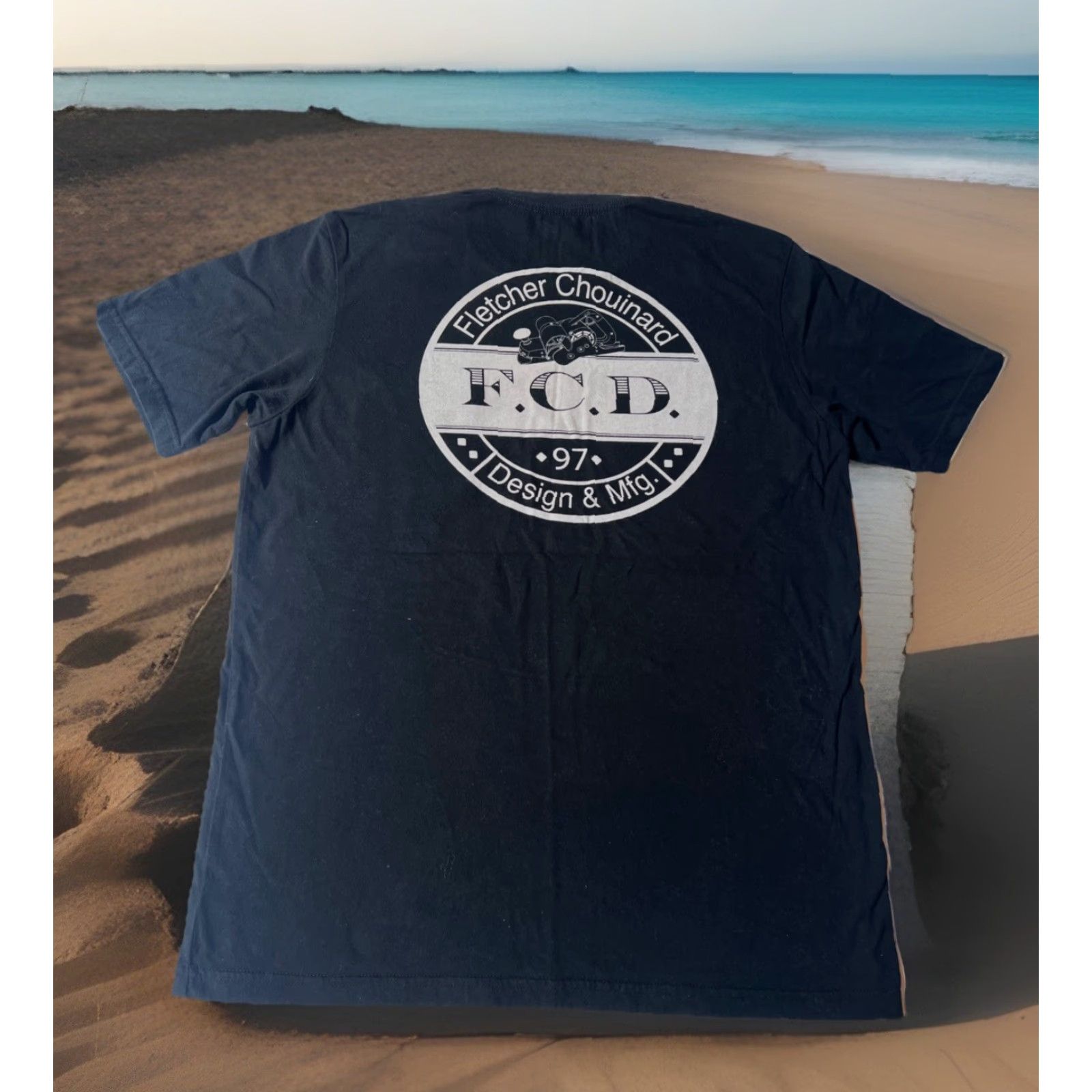 Patagonia VINTAGE Fletcher Chouinard Designs 97 FCD Pocket Shirt S Mens Black Cotton Knit Logo Graphic Surfer USA 90s Size US S / EU 44-46 / 1 - 2 Thumbnail