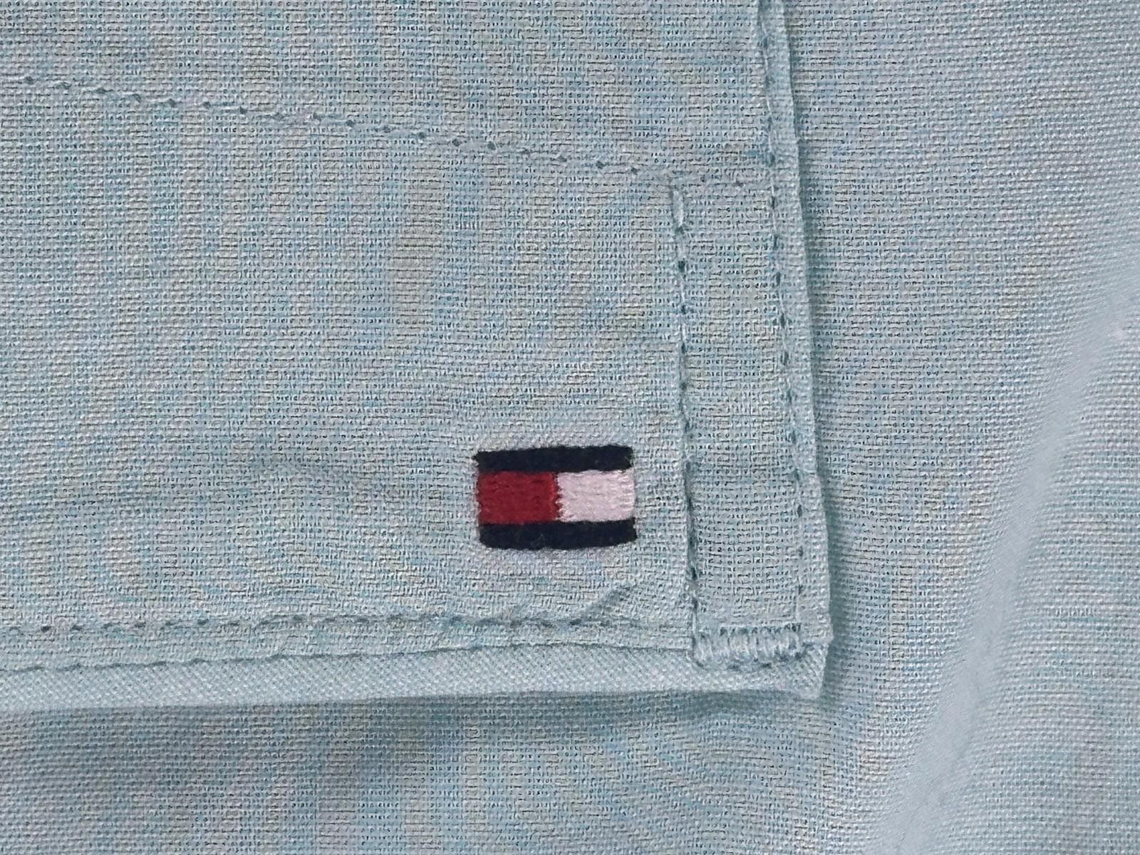 Tommy Hilfiger Tommy Hilfiger Custom Fit Casual Short Sleeve Green Mens XL Size US XL / EU 56 / 4 - 9 Thumbnail