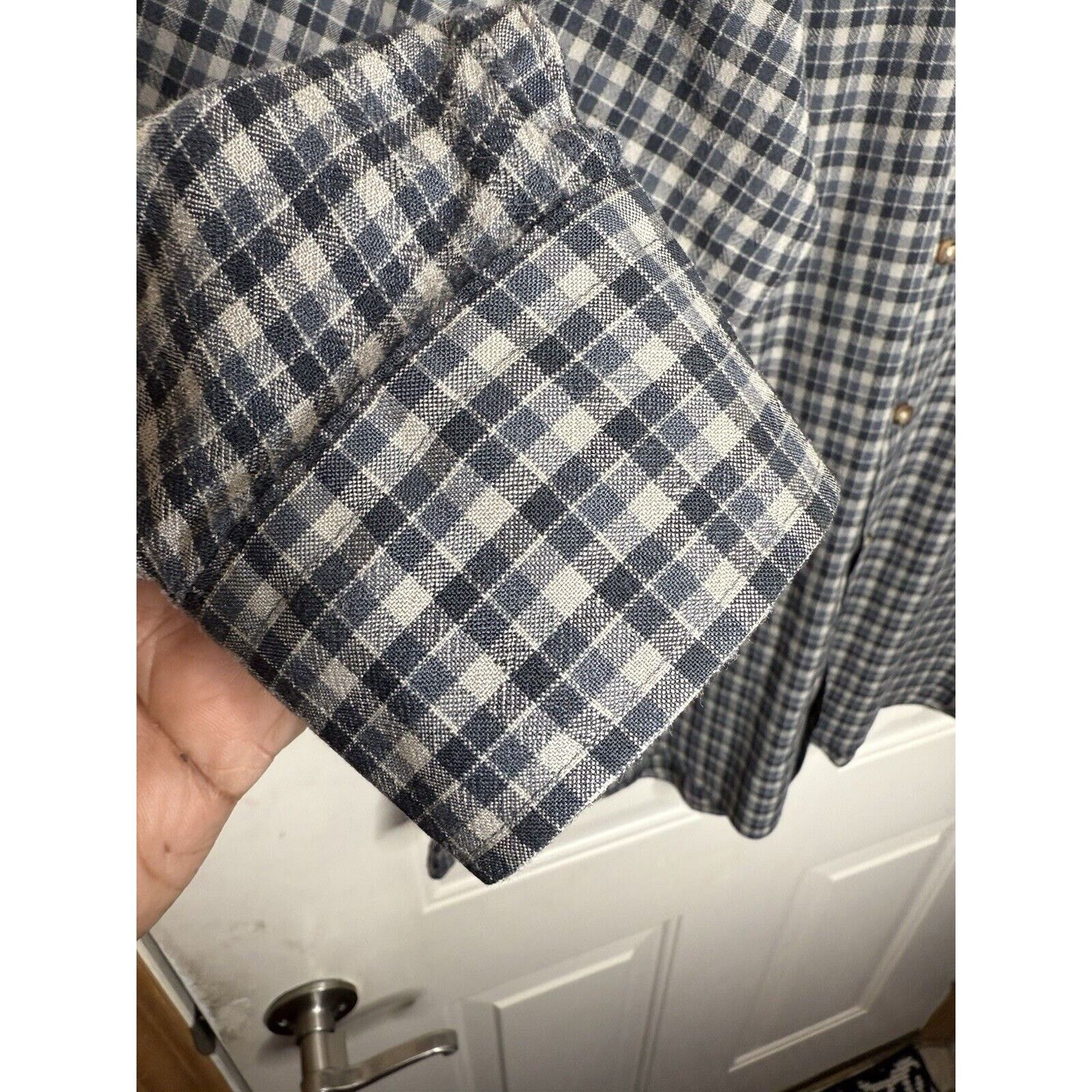 Pendleton Sir Pendleton Button Down Shirt Men’s XXL Beige Plaid Wool Size US XXL / EU 58 / 5 - 3 Thumbnail