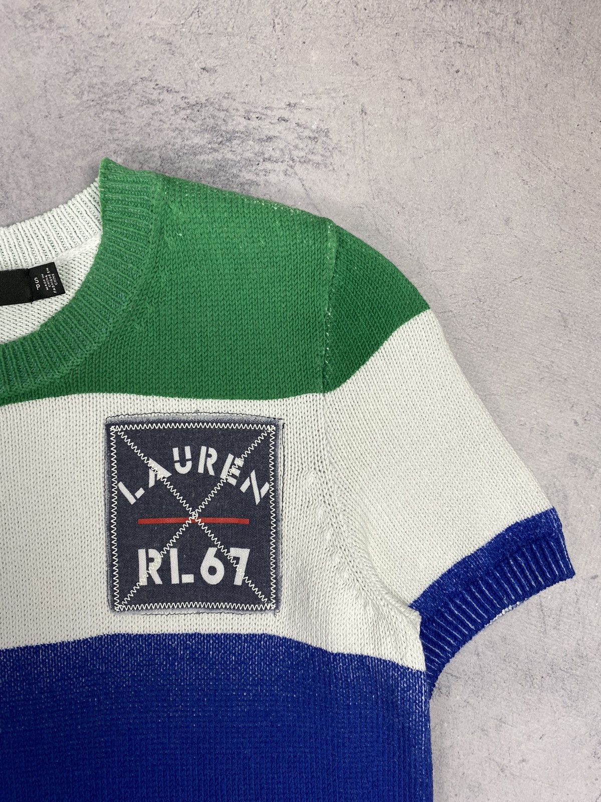 Polo Ralph Lauren × Ralph Lauren Polo Ralph Lauren Striped Multicolor Knit Dress Short Sleeve Size S / US 4 / IT 40 - 5 Thumbnail