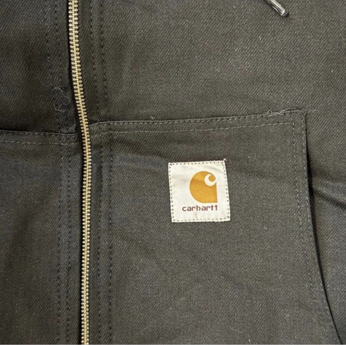 Carhartt Carhartt Black Upcycled Quilted Hoodie Size L / US 10 / IT 46 - 2 Thumbnail