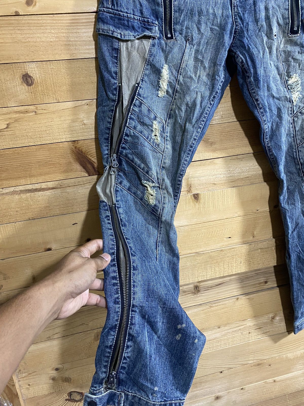 PPFM ppfm bondage jeans pants Size US 34 / EU 50 - 3 Thumbnail