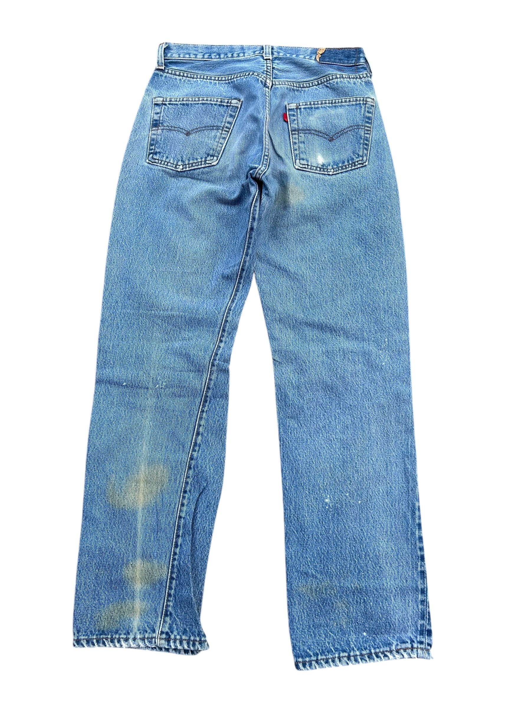 Levi's × Vintage Vintage Levis 501 Rindem Selvedge Distressed Denim Jeans Size US 29 - 11 Thumbnail