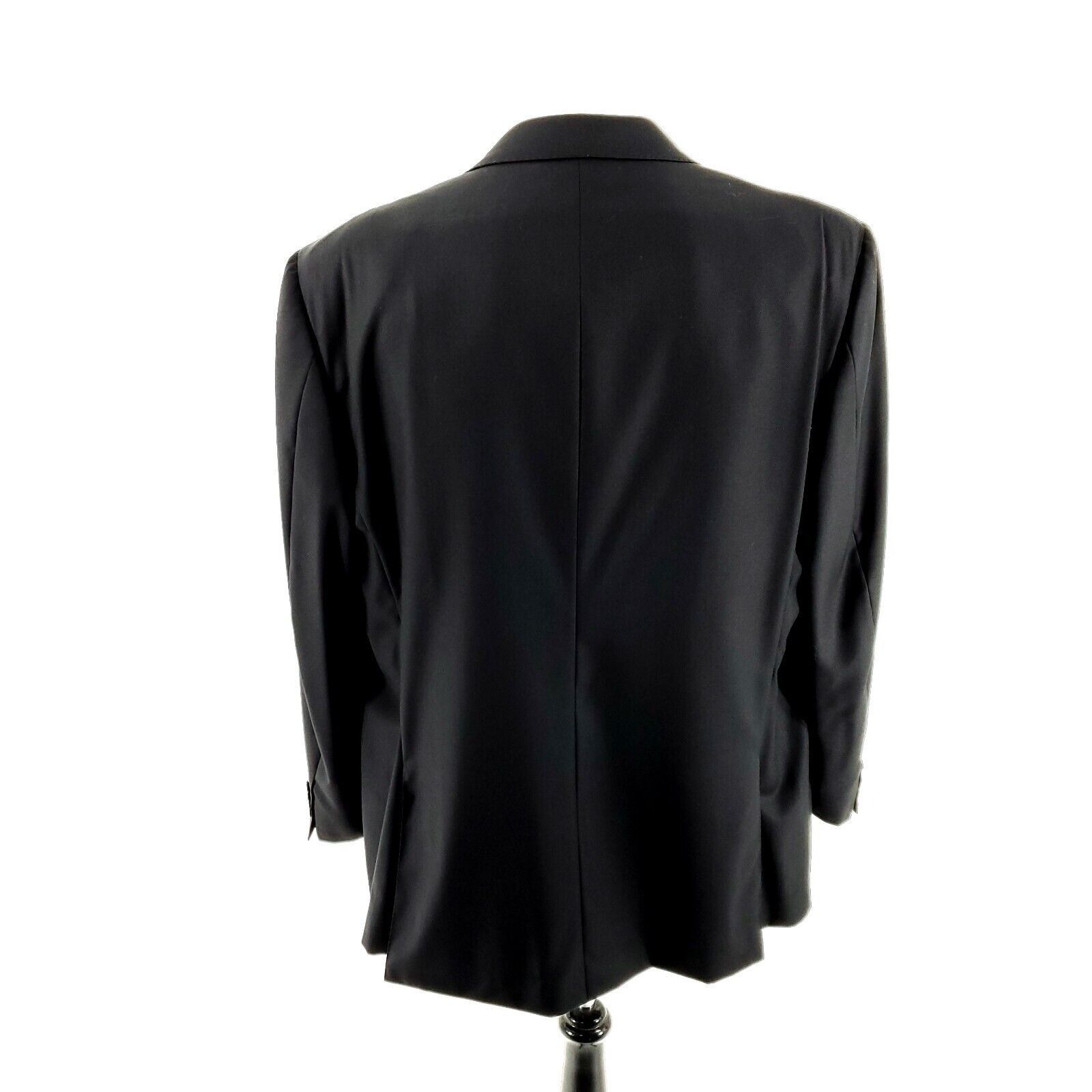 Canali Canali Saks Fifth Ave Wool 3 Button Blazer 44L Black Twill T Size 44L - 5 Thumbnail