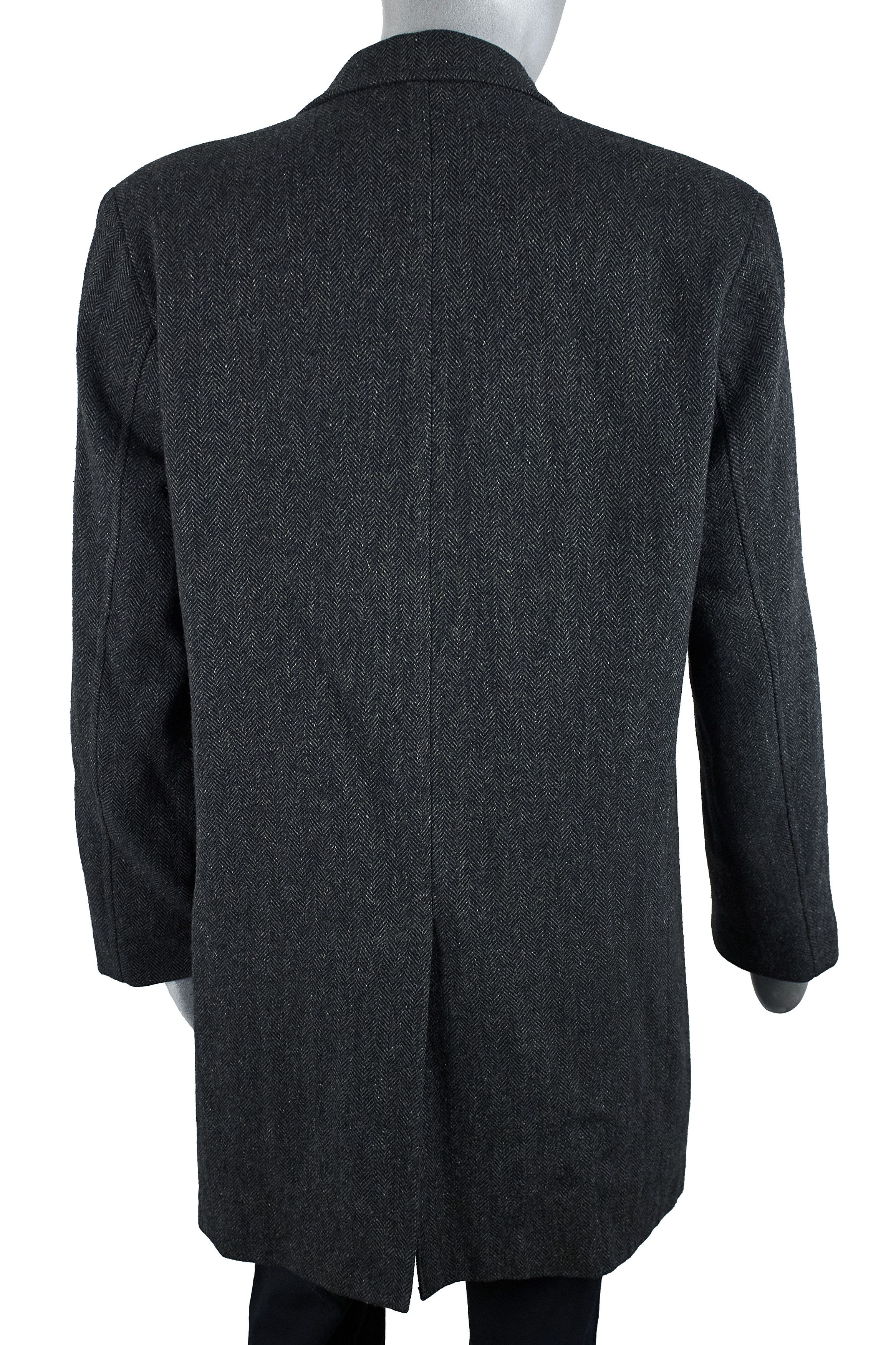Vintage Men's luxury Y2K gray wool coat Frederik Anderson Copenhagen Size US XL / EU 56 / 4 - 7 Thumbnail
