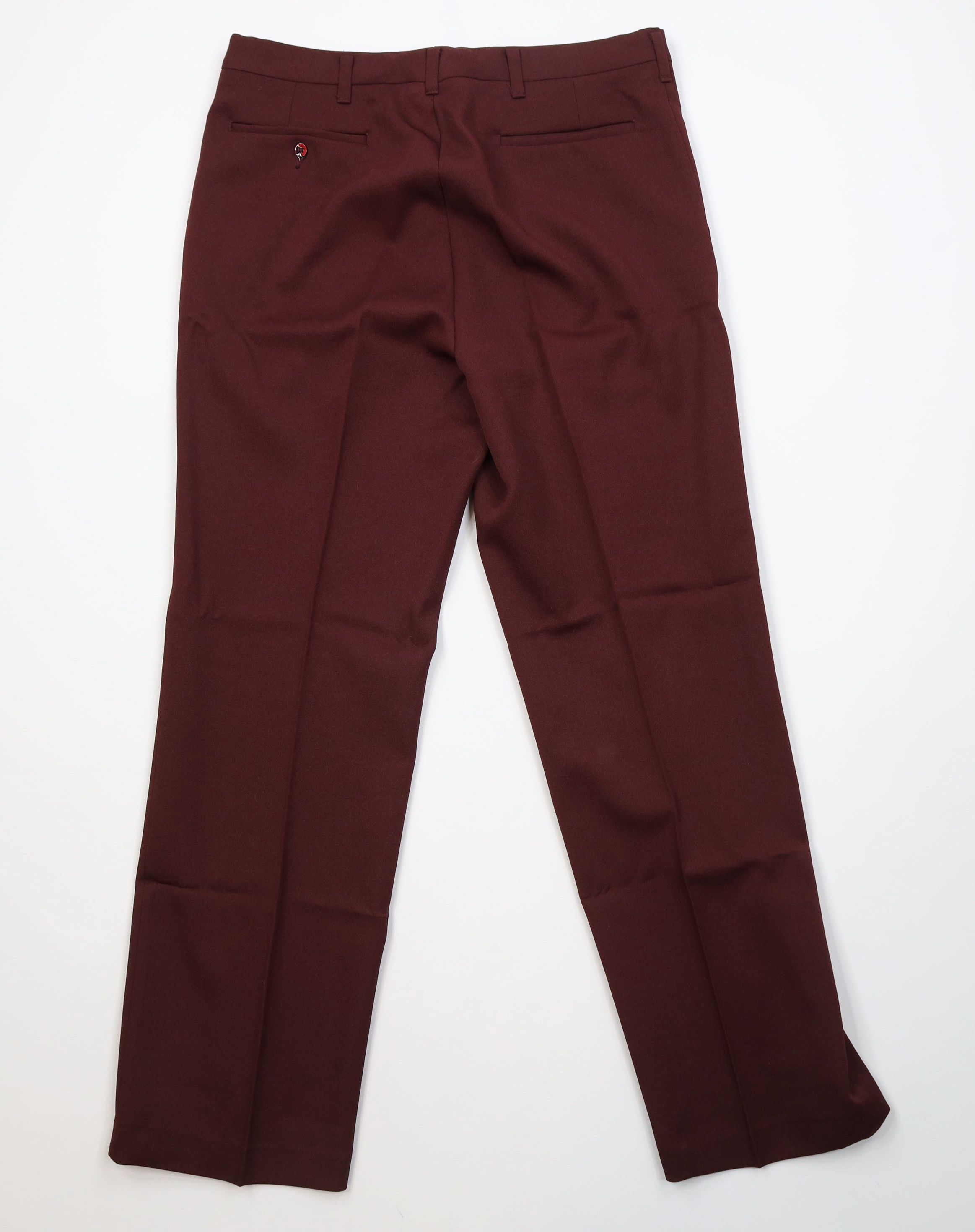 Vintage Vintage 70s Streetwear Wide Leg Chino Pants Trousers Red USA Size US 34 / EU 50 - 10 Thumbnail