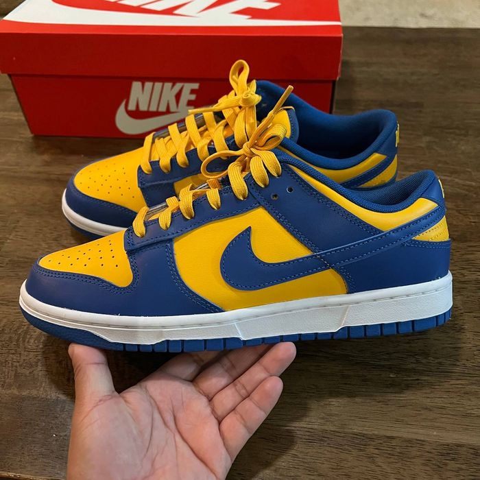 Nike Nike Dunk Low Blue Jay and University Gold UCLA size 9.5