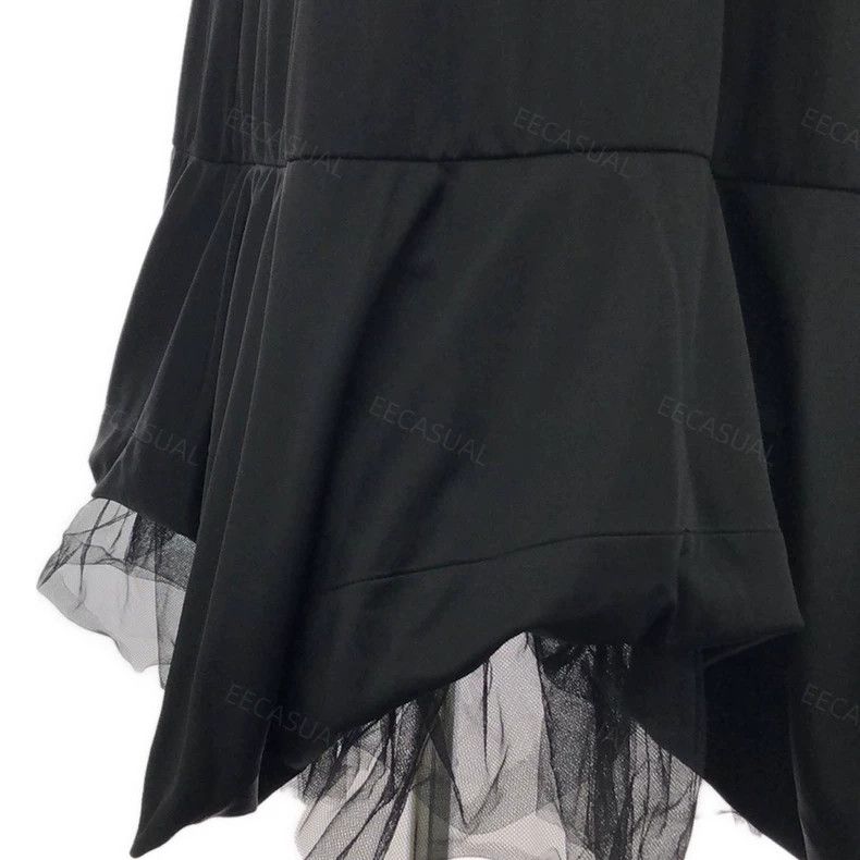 Comme des Garcons Comme Des Garcons Black stand-up tulle fishtail dress Size S / US 4 / IT 40 - 5 Thumbnail