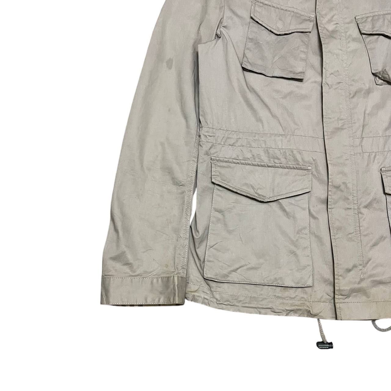 Burberry Vintage Burberry Black Label Nova Check Military Jacket Size US L / EU 52-54 / 3 - 3 Thumbnail