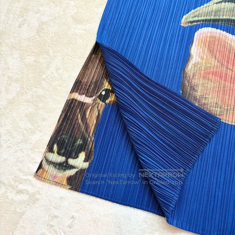 Issey Miyake Issey Miyake Blue Dress Size M / US 6-8 / IT 42-44 - 7 Thumbnail