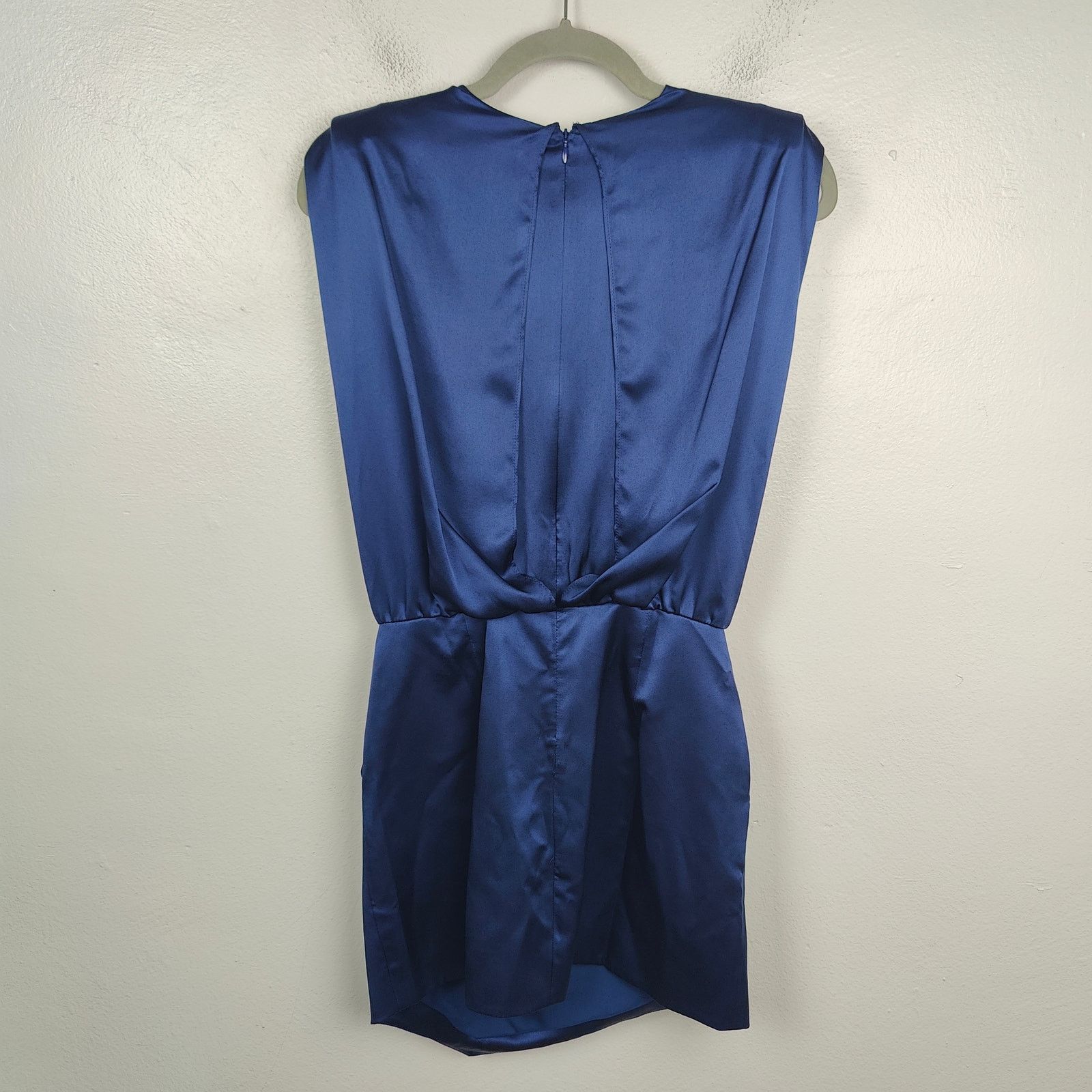 Amanda Uprichard Amanda Uprichard Aisling Dress Womens Small Navy Blue Size S / US 4 / IT 40 - 5 Thumbnail
