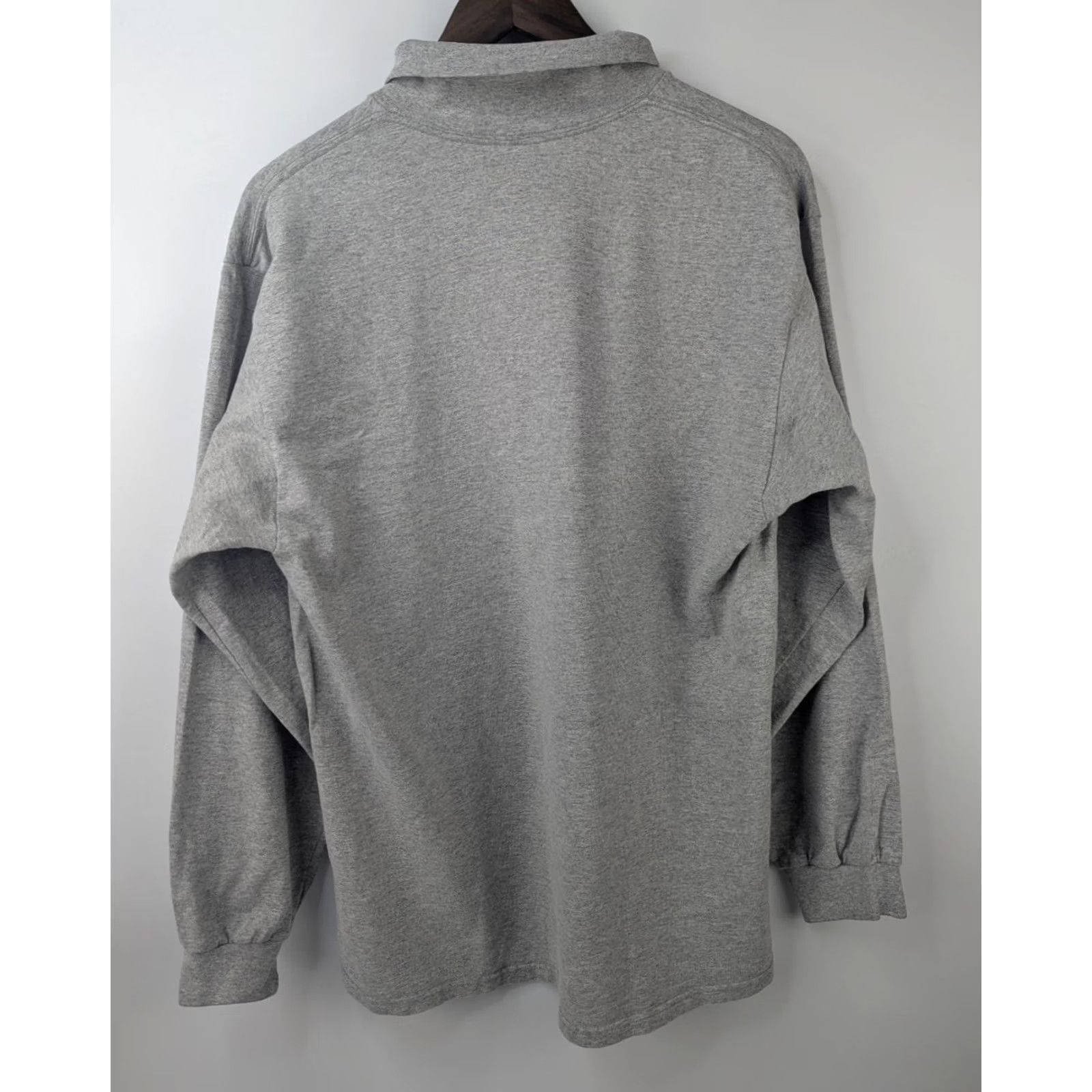 Nike VINTAGE Nike Turtleneck Long Sleeve Gray Shirt Neck Logo Large Mens USA 90s Hip Hop Retro Tee Size US L / EU 52-54 / 3 - 4 Thumbnail