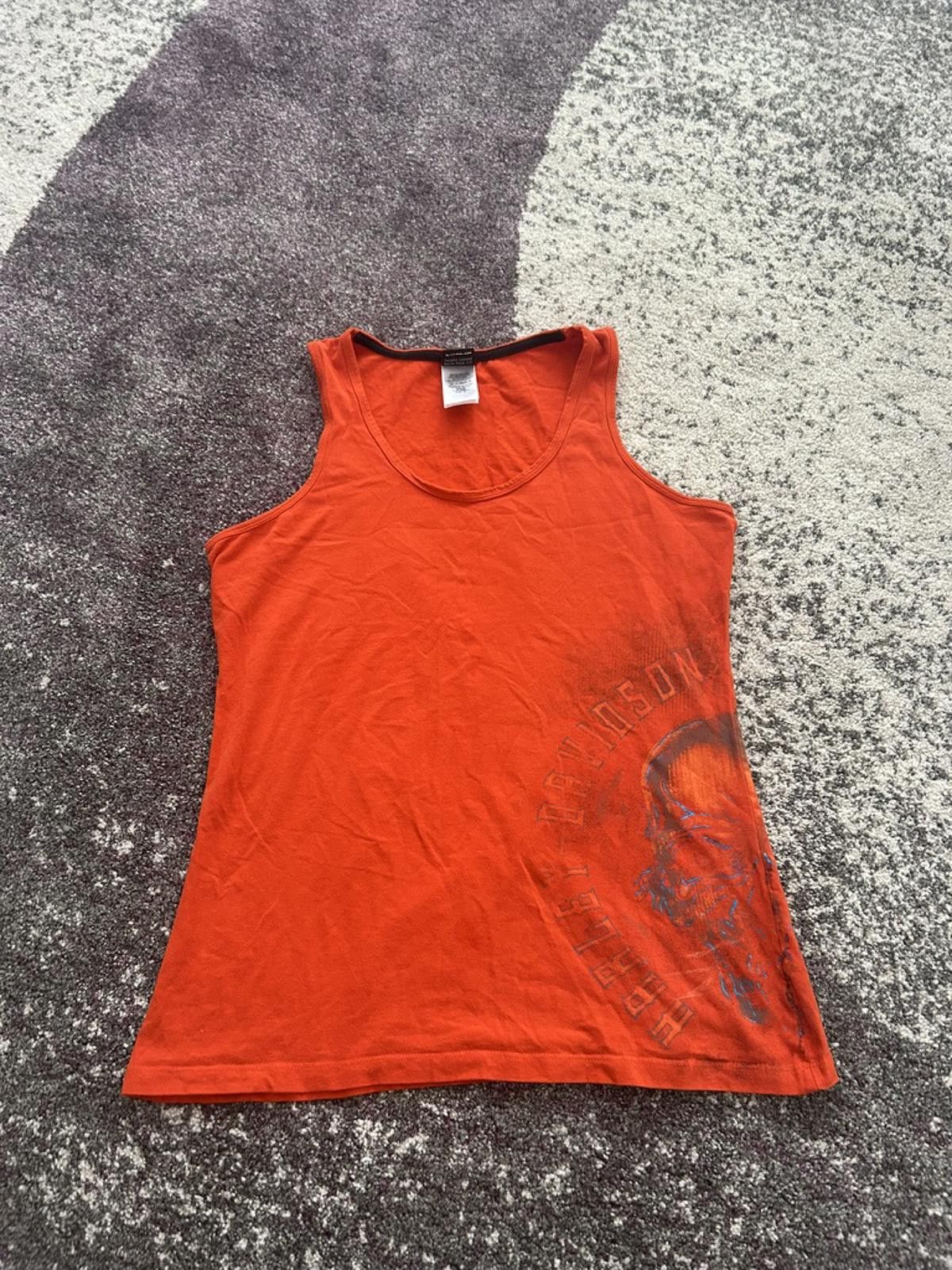 Harley Davidson Harley-Davidson “Rugged Rock” Skull Graphic Tank – Bold Red Size XL / US 12-14 / IT 48-50 - 1 Thumbnail