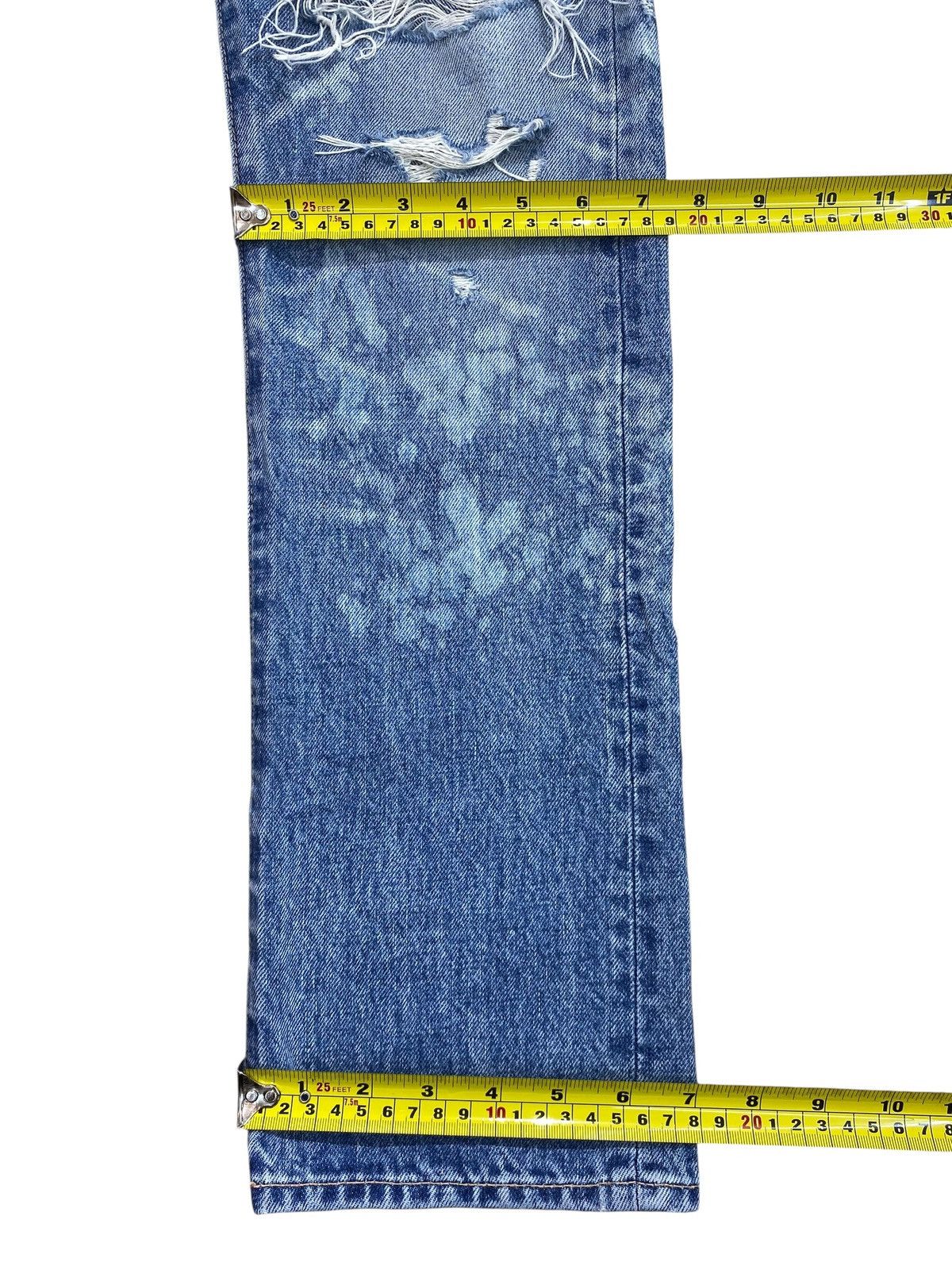 Japanese Brand Japanese Brand Sweat & Bloods Blue Wash Distress Style Jeans Size US 30 / EU 46 - 9 Thumbnail