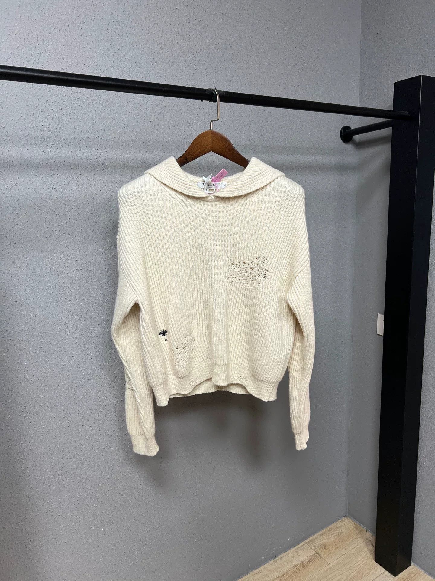 Dior Dior Distressed Sweater Coat Size XS / US 0-2 / IT 36-38 - 1 Thumbnail