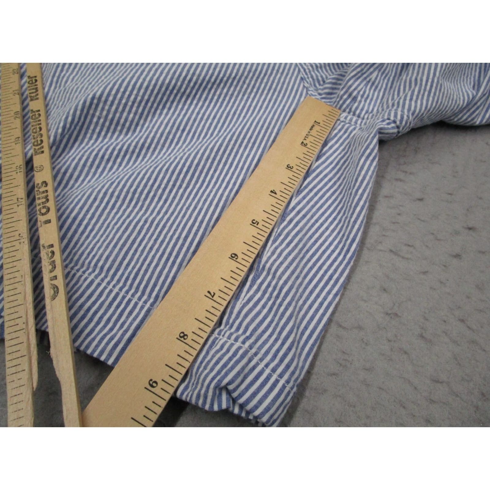 Polo Ralph Lauren VINTAGE Polo Ralph Lauren Shorts Men 32 Chino Blue Seersucker Classic Golf Casual Size US XS / EU 42 / 0 - 5 Thumbnail