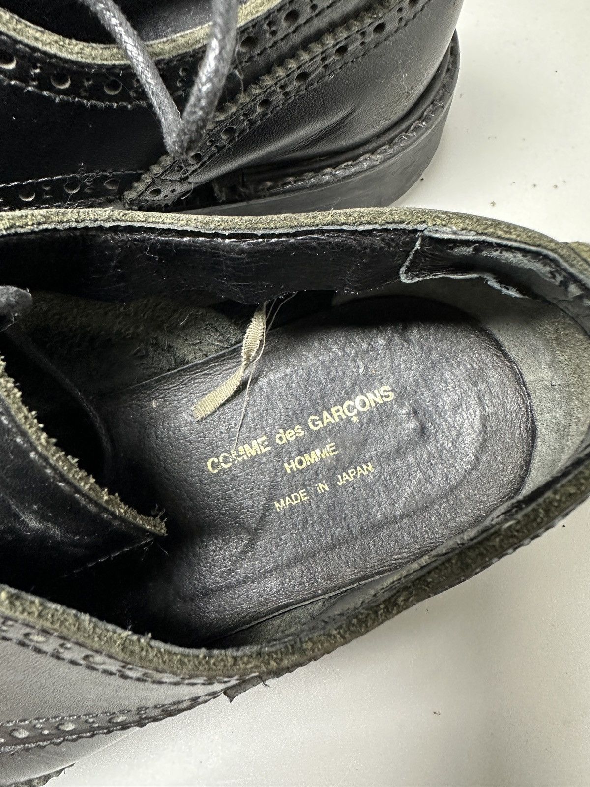Comme des Garcons Homme COMME des GARCONS HOMME Wing Tip Leather Size US 8 / EU 41 - 10 Thumbnail