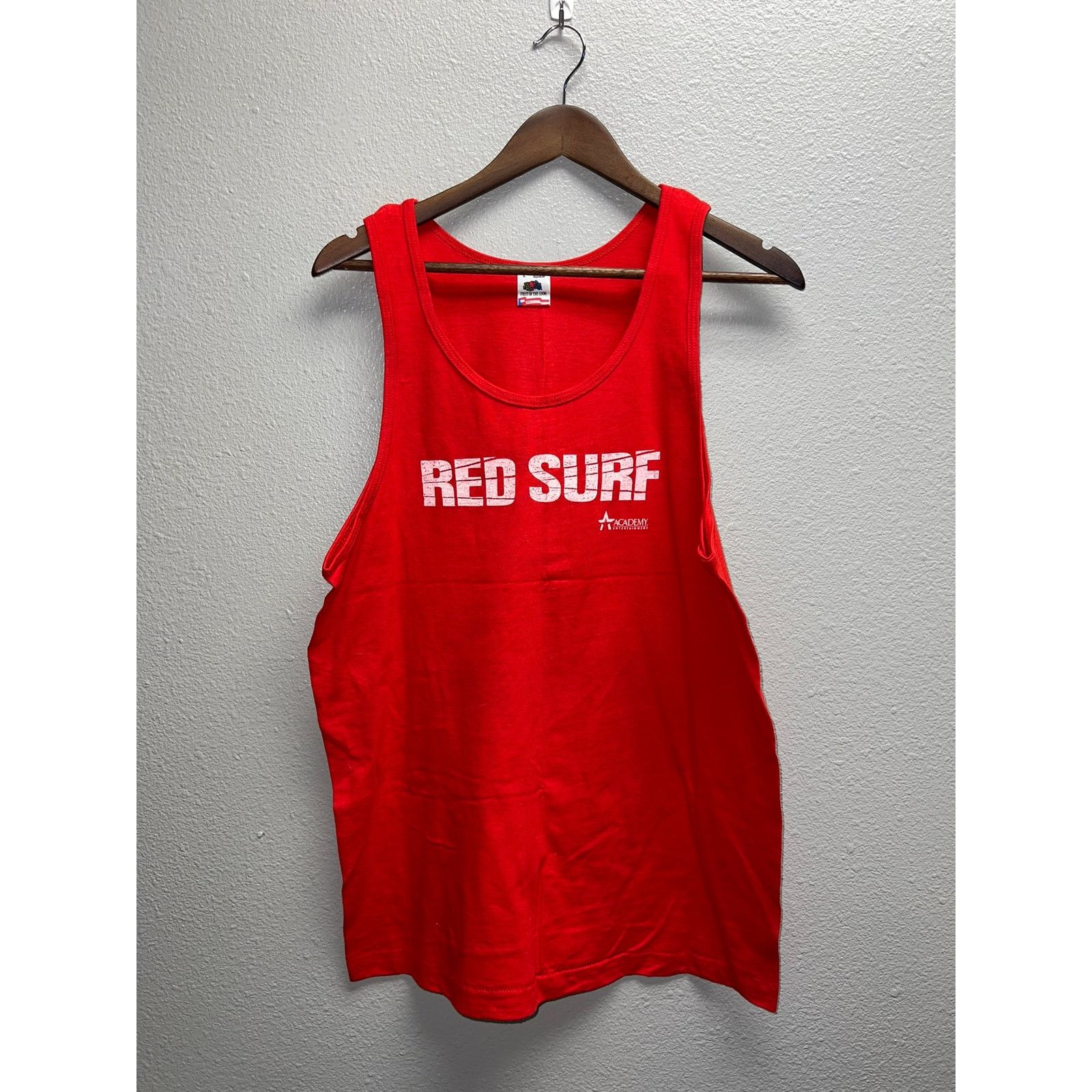 Fruit Of The Loom Vintage Red Surf Move Shirt Action Thriller Tank Tee Rare L Size US L / EU 52-54 / 3 - 1 Thumbnail