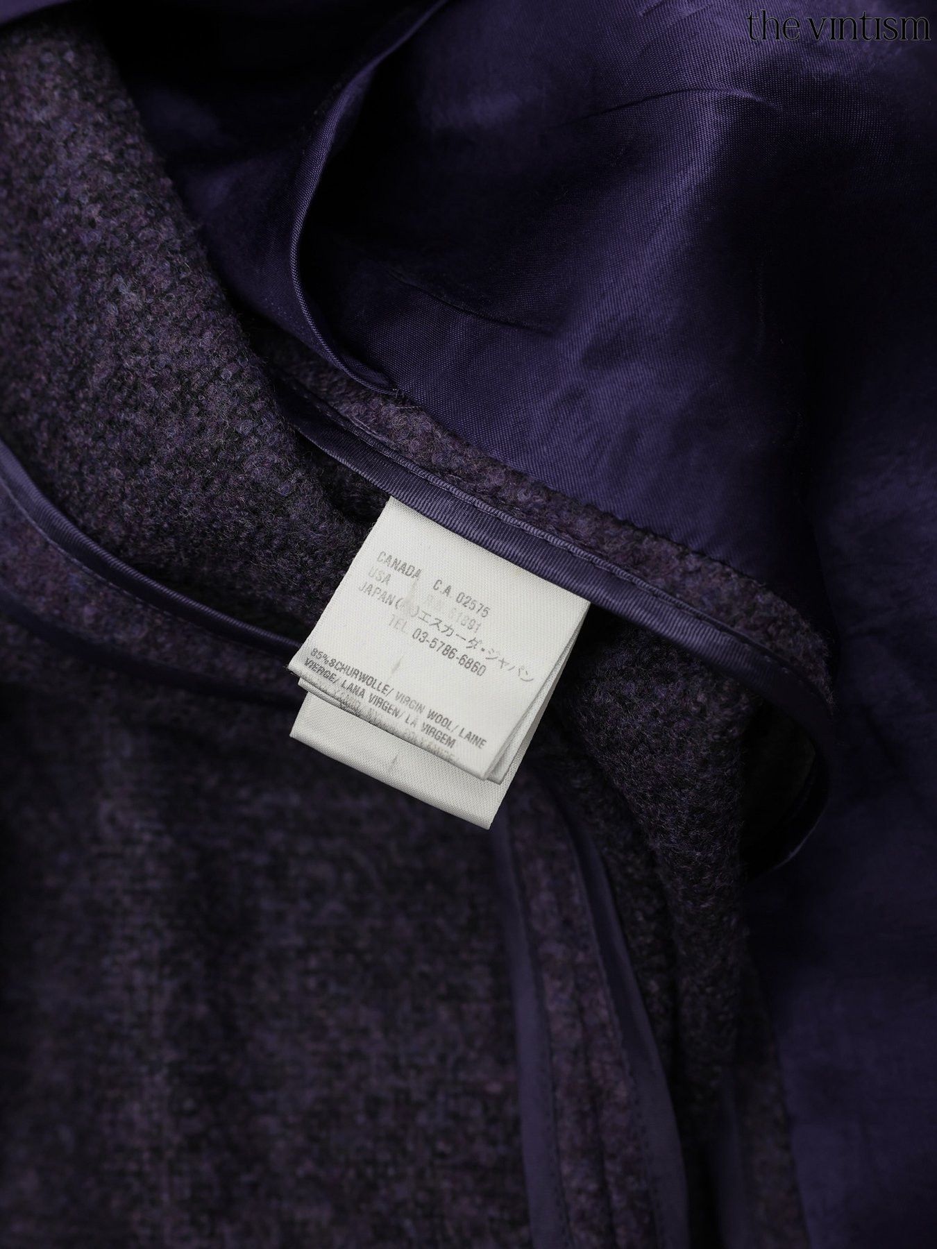 Escada Escada Archival Violet Boucle Virgin Wool Jacket DE 38 M Size M / US 6-8 / IT 42-44 - 10 Thumbnail