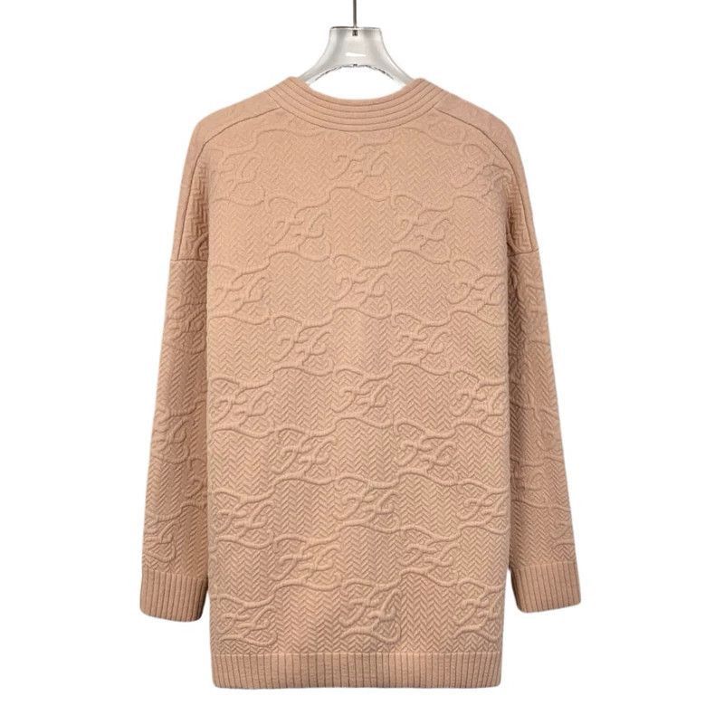 Fendi Fendi Brown Logo Knit Cardigan Sweater Size US XS / EU 42 / 0 - 2 Thumbnail