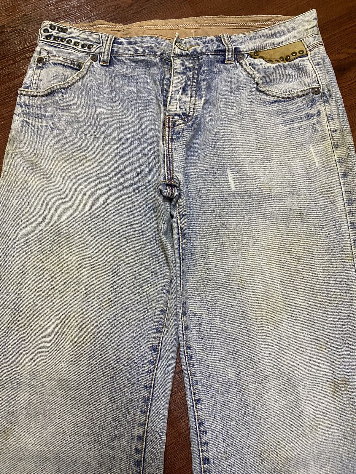 Engineered Garments × Red Wing Vintage Red Wing Faded Wash Punk Style Jeans Size US 32 / EU 48 - 3 Thumbnail