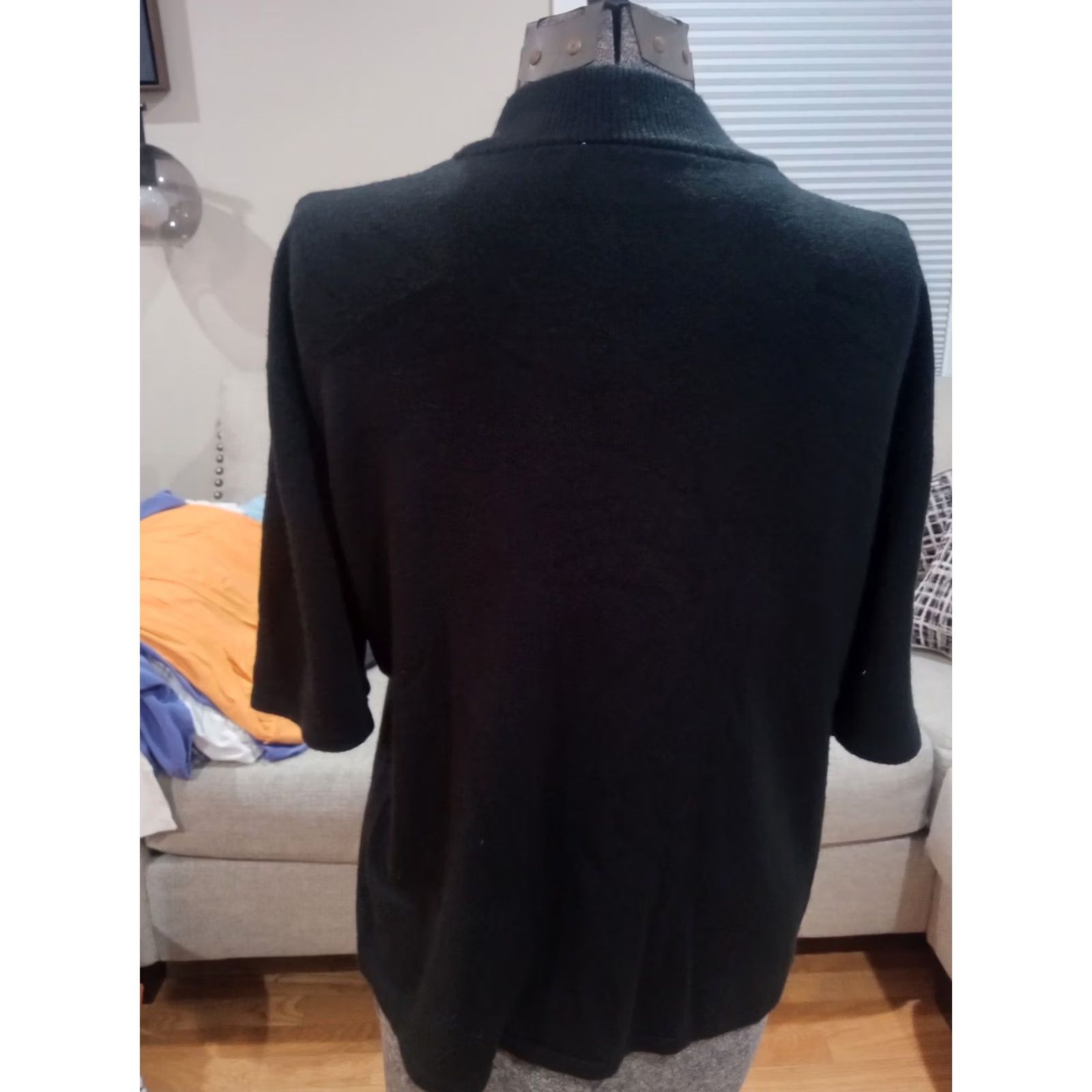 Vintage VINTAGE N touch Acrylic Turtle Neck Black Sweater XL Womens Pullover Turtleneck Size XL / US 12-14 / IT 48-50 - 2 Thumbnail