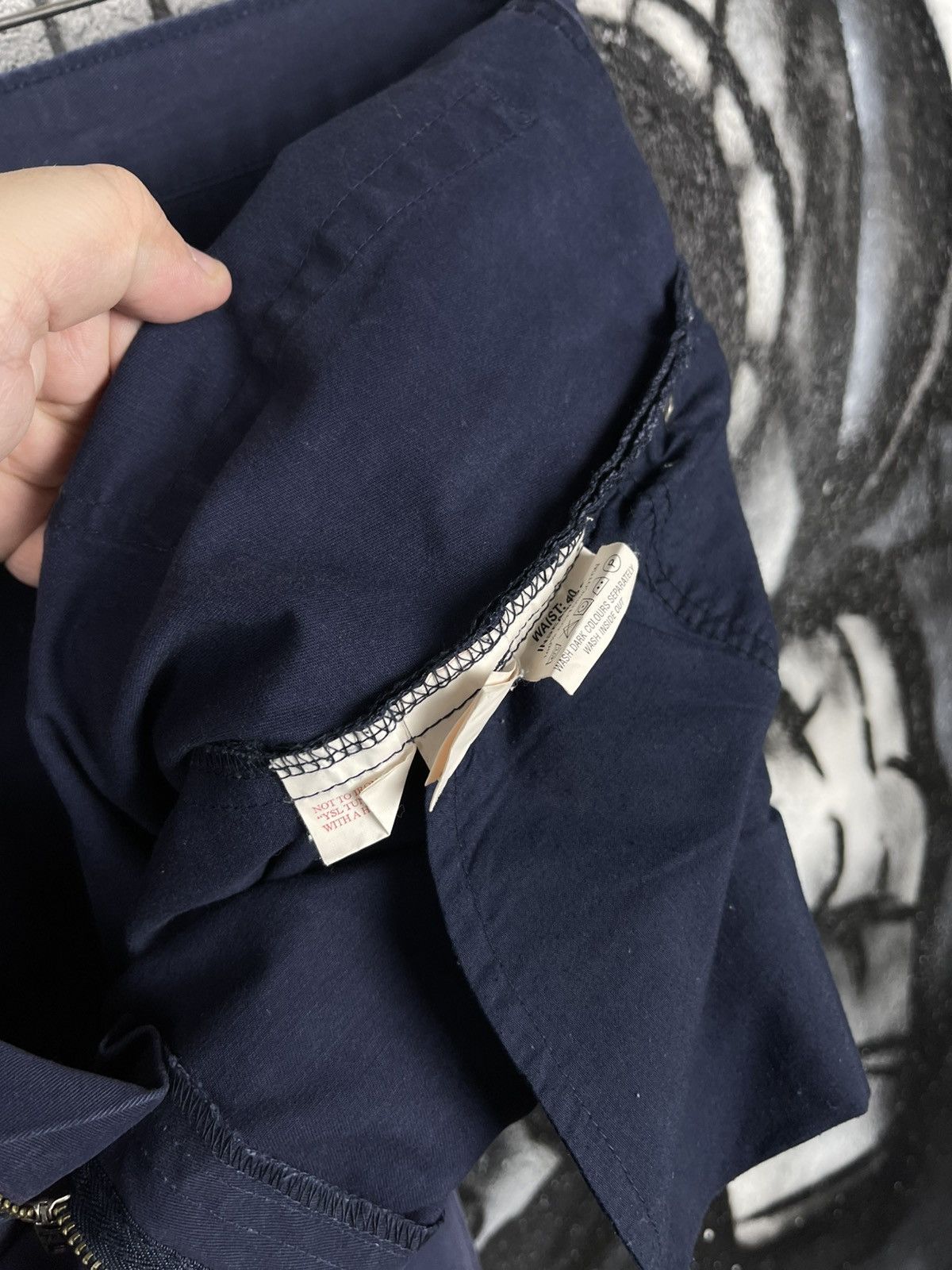Yves Saint Laurent Vintage Yves Saint Laurent Blue Trousers Men’s Pants Size 40 Size US 40 / EU 56 - 18 Thumbnail
