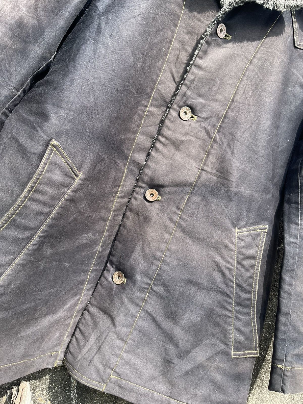 Levi's Vintage Levi’s Sherpa-Lined Barn Coat - Distressed Black Size US M / EU 48-50 / 2 - 3 Thumbnail
