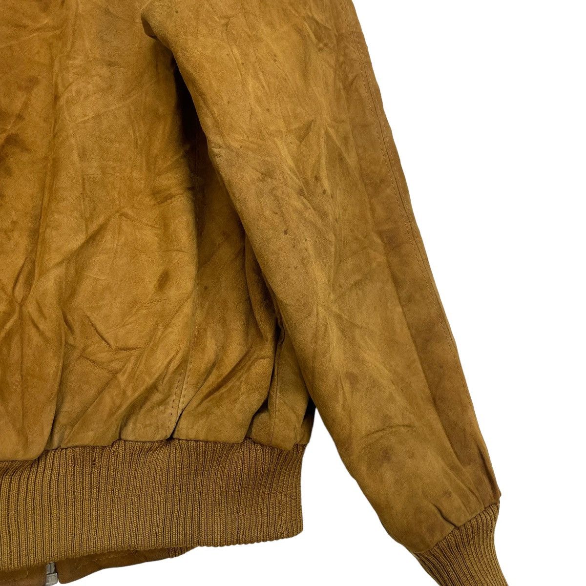 Genuine Leather × Leather × Vintage Japannese Brand Bomber 90s Leather Jacket Size US S / EU 44-46 / 1 - 3 Thumbnail