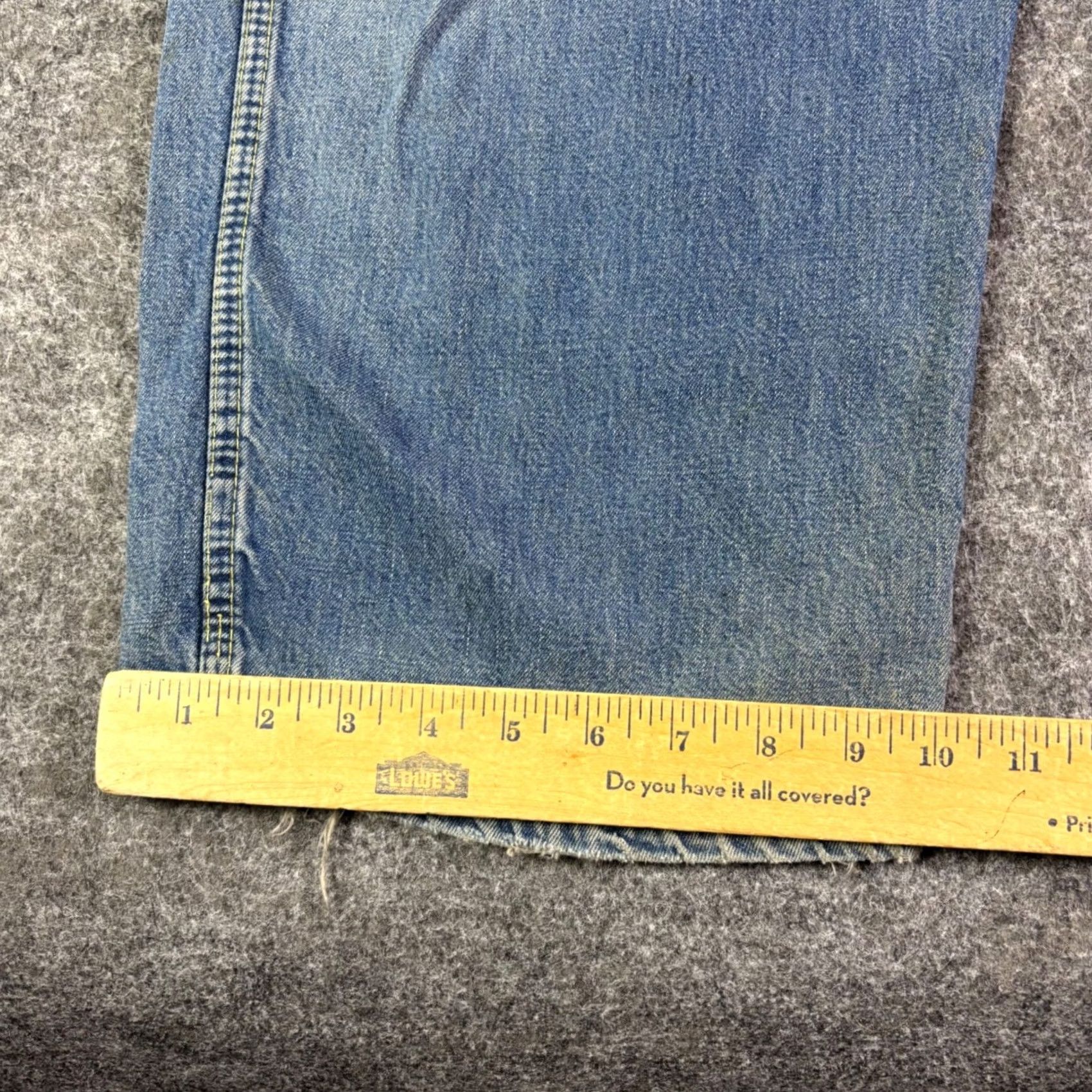 Carhartt VINTAGE Carhartt Jeans Mens 36x29 Light Wash Distressed Workwear Size US 36 / EU 52 - 3 Thumbnail